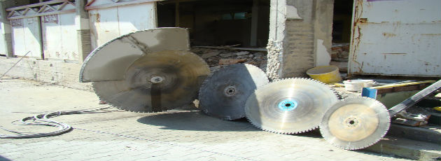 equipment for concrete sawing