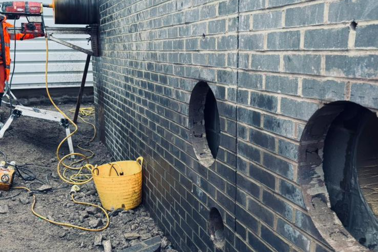 double block and brickwork